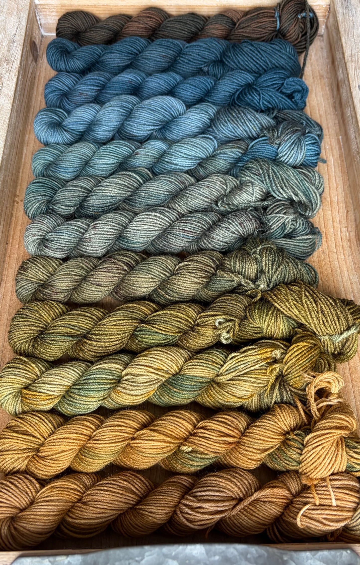 24 Skein Mini Yarn Fade - Squishy Sock Base