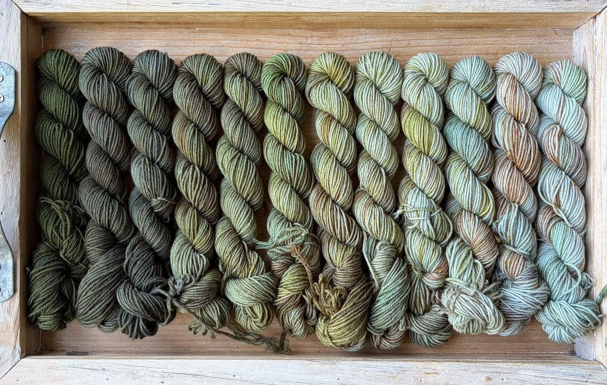 24 Skein Mini Yarn Fade - Squishy Sock Base