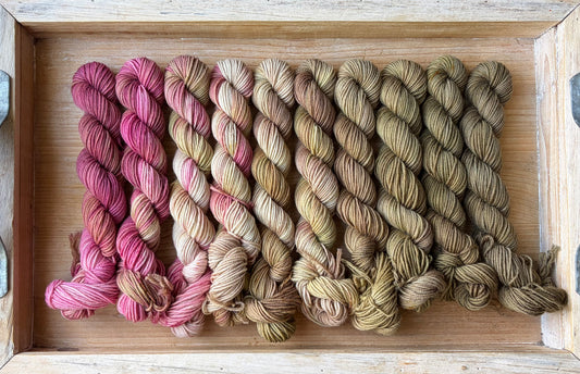 10 Skein Mini Yarn Fade - Squishy Sock Base