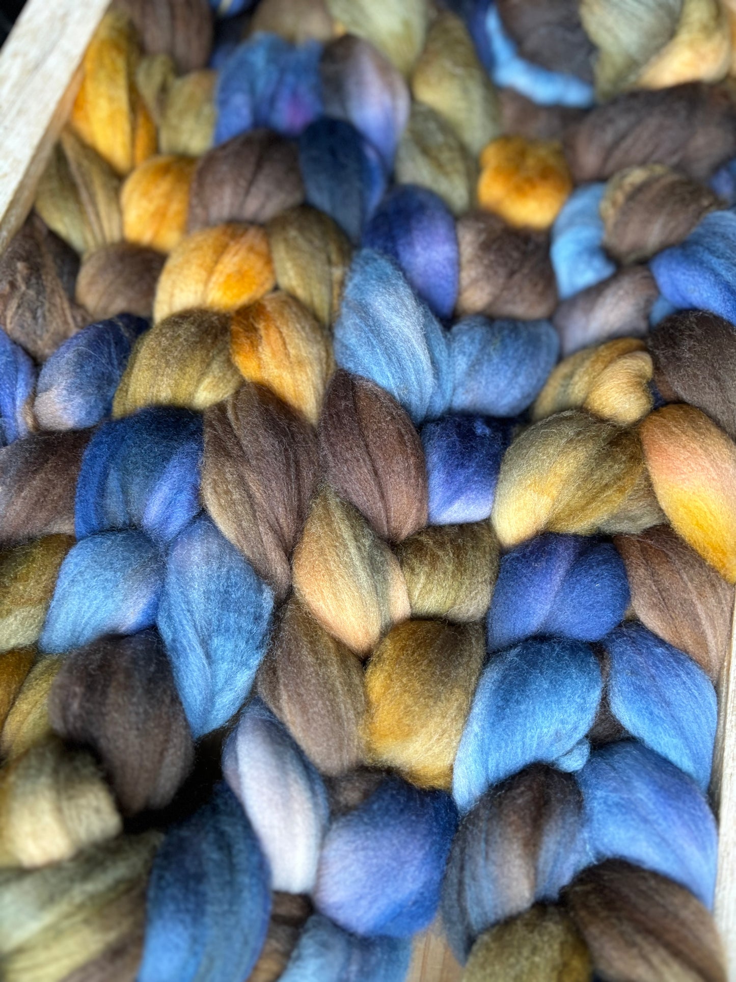 Sunflower Fields - 100 grams of Spinning Fibre