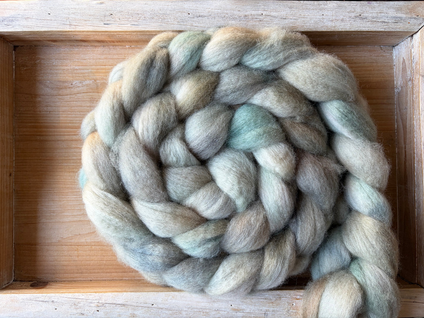 Bluefaced Leicester Wool - 26 Micron - One of a Kind Batch - 100 grams of Spinning Fibre - Hand Dyed Combed Top