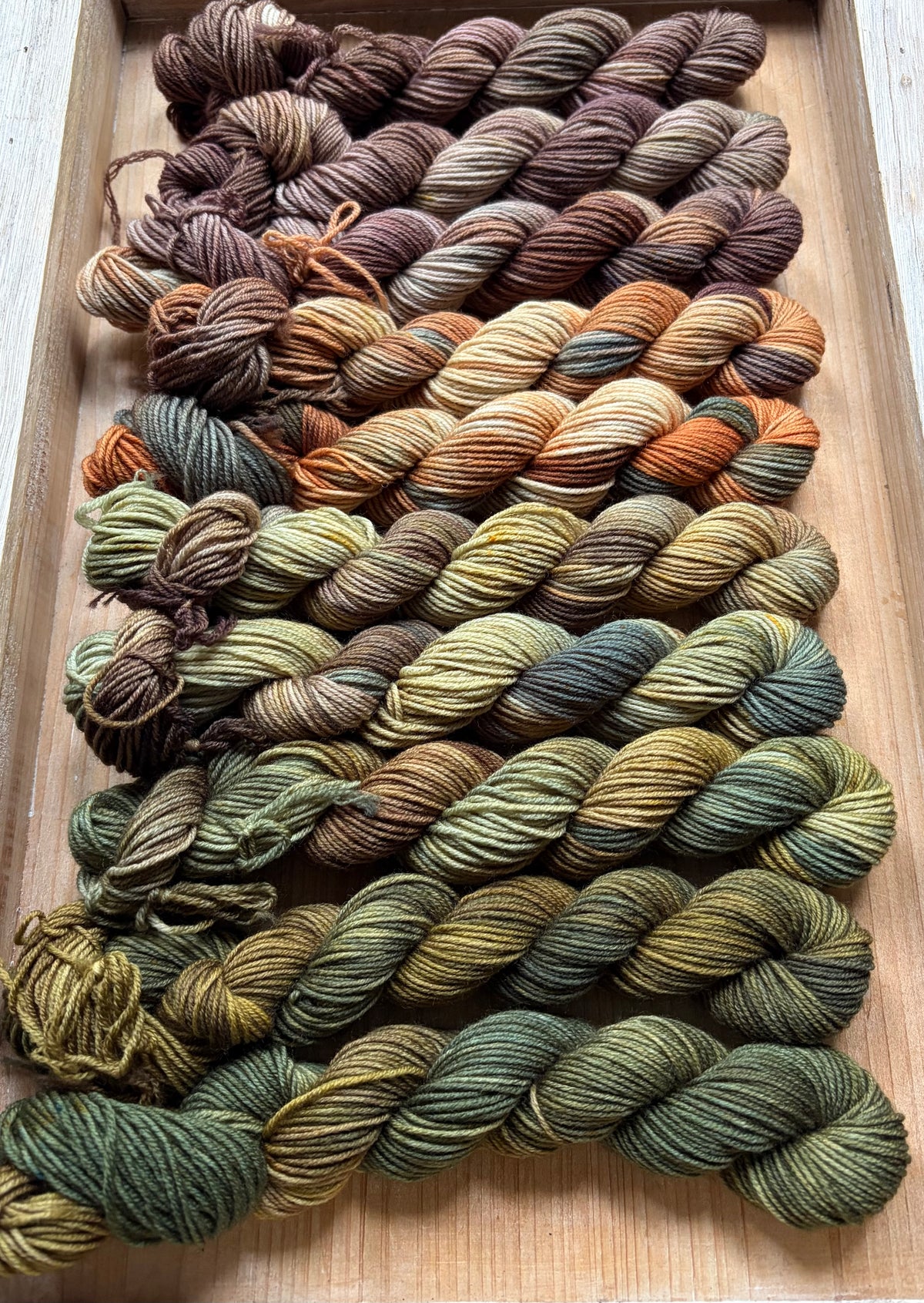 10 Skein Mini Yarn Fade - Squishy Sock Base