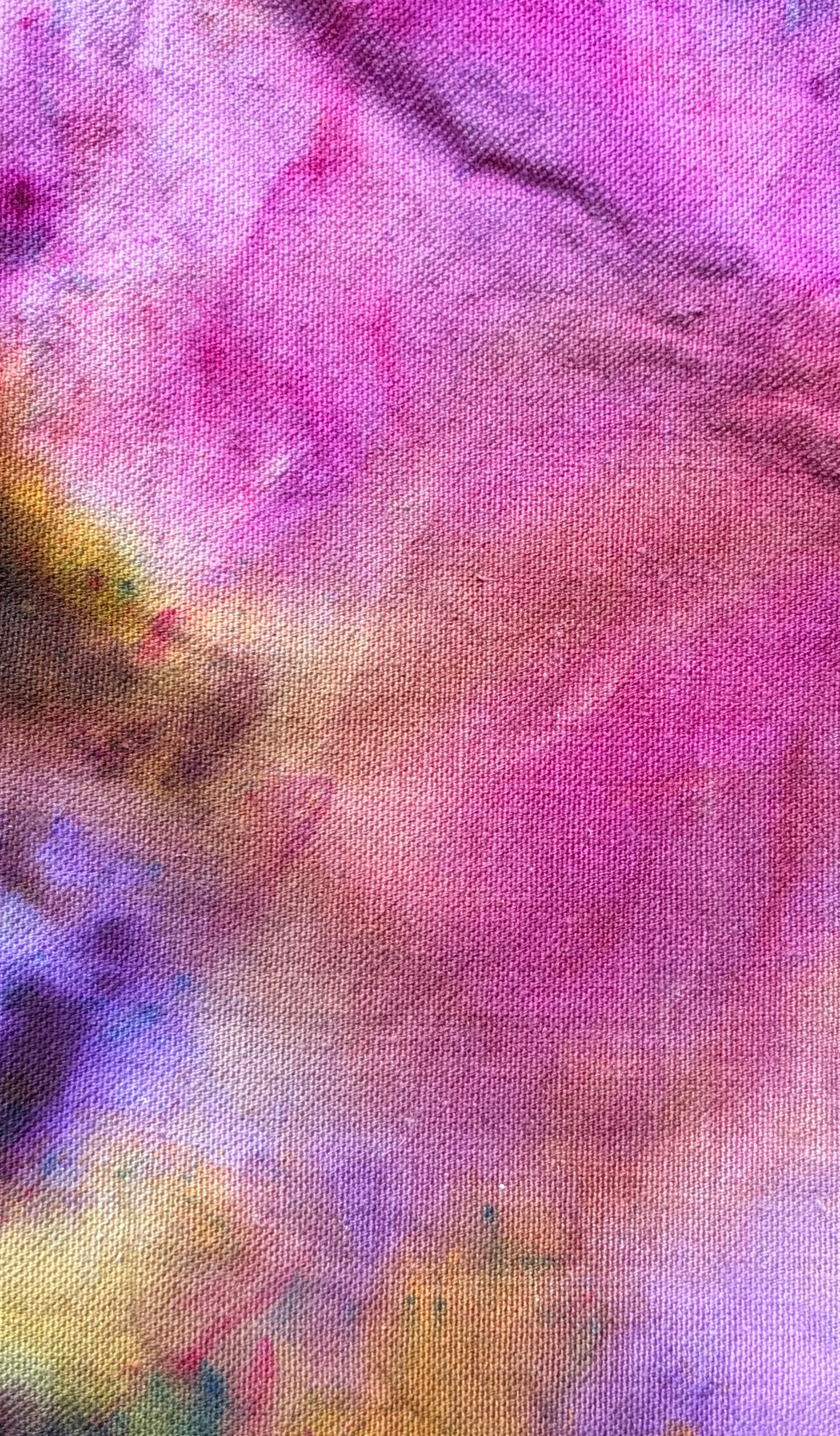 Ice Dyed Cotton Tote Bag
