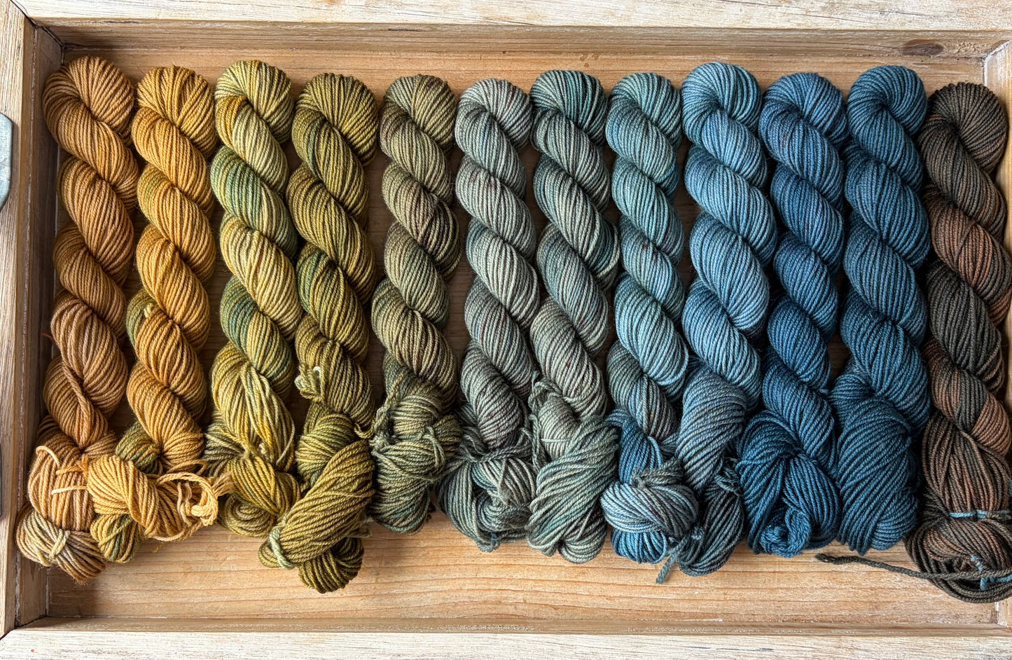 24 Skein Mini Yarn Fade - Squishy Sock Base