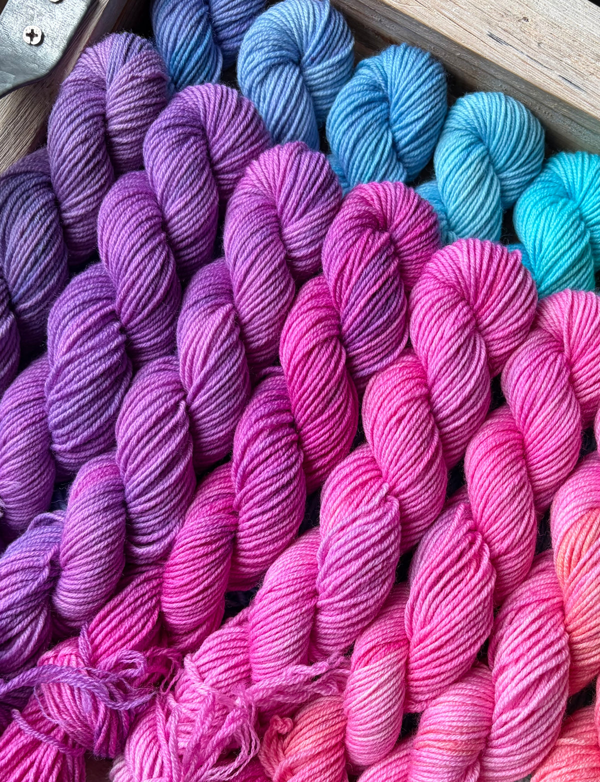 24 Skein Mini Yarn Fade - Squishy Sock Base