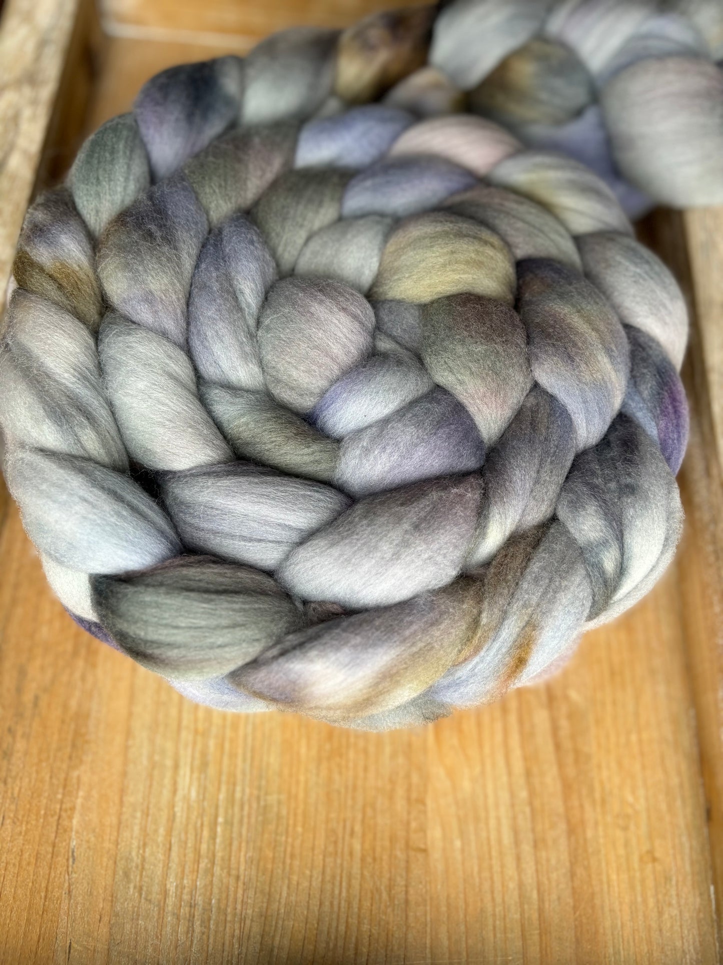 One of a Kind Batch - 100 grams of Spinning Fibre - Untreated Merino Wool 22 Micron - Hand Dyed Combed Top