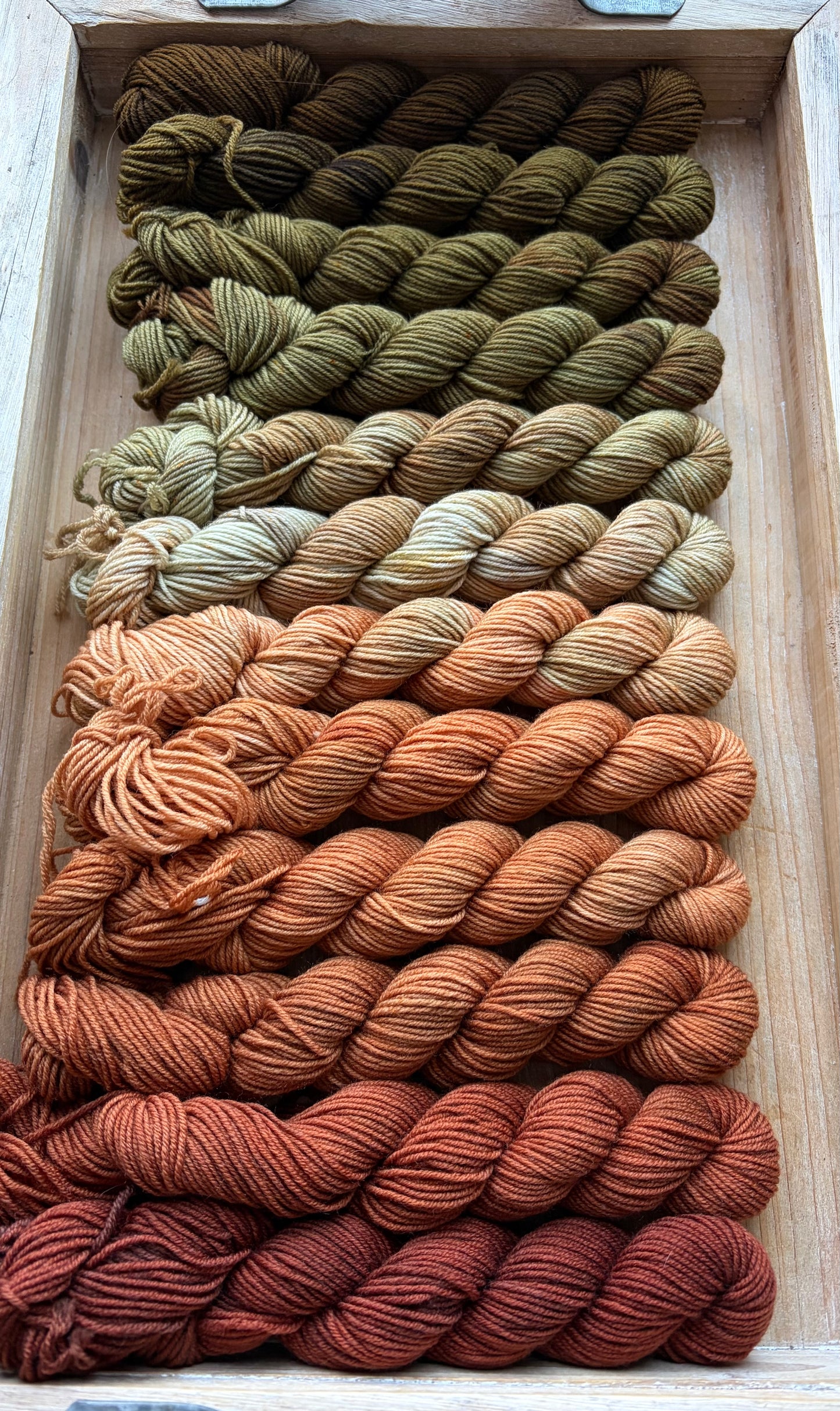 12 Skein Mini Yarn Fade - Squishy Sock Base