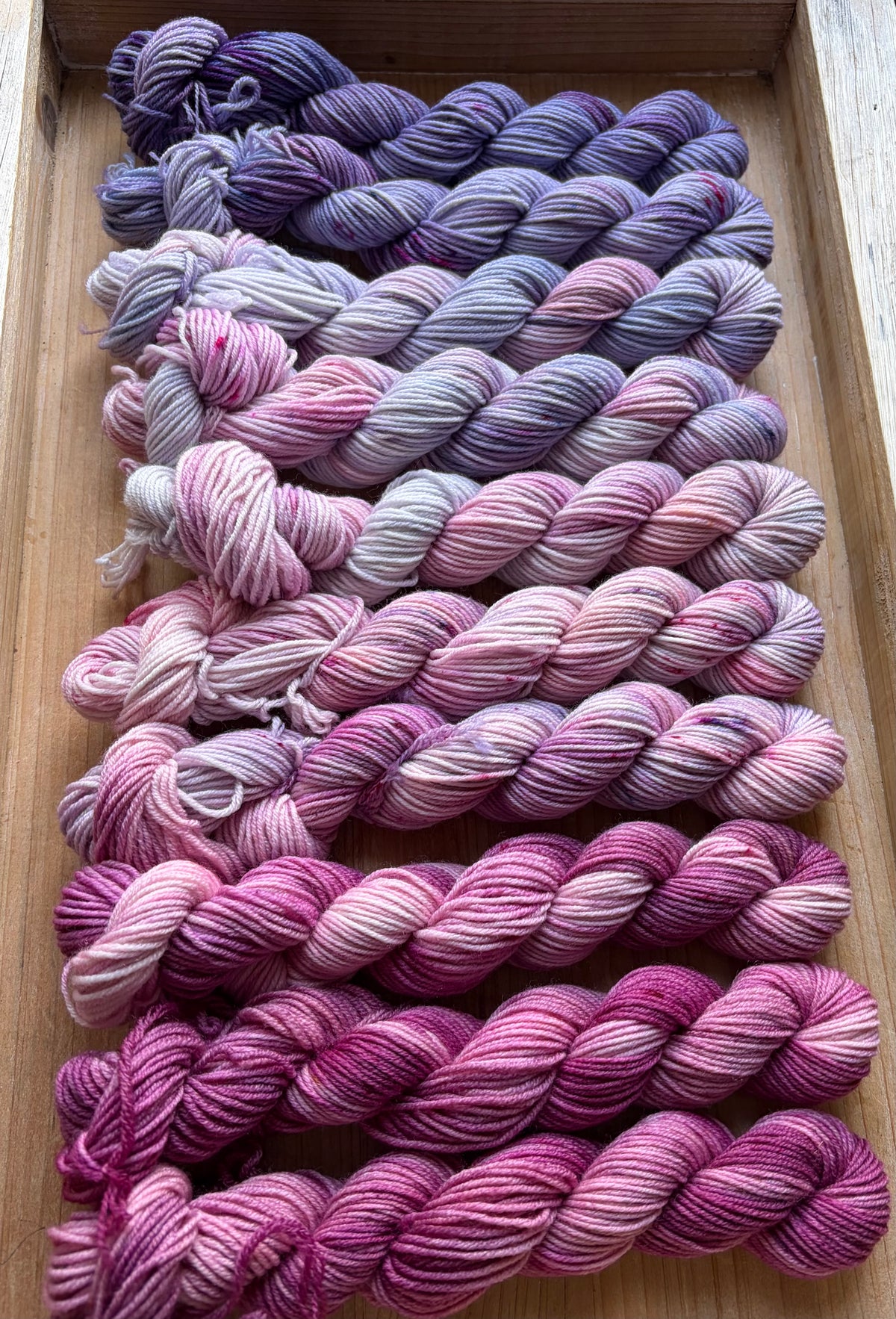 10 Skein Mini Yarn Fade - Squishy Sock Base
