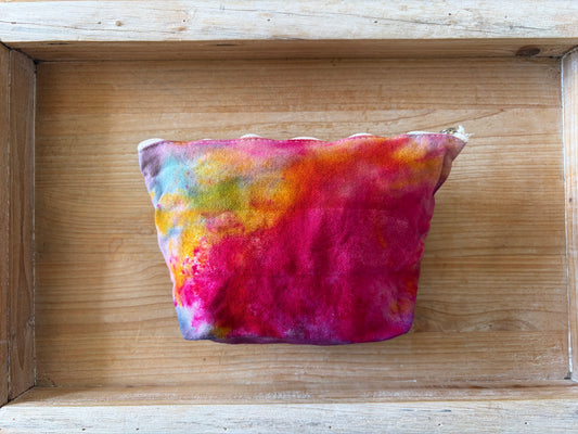Ice Dyed Zipper Pouch
