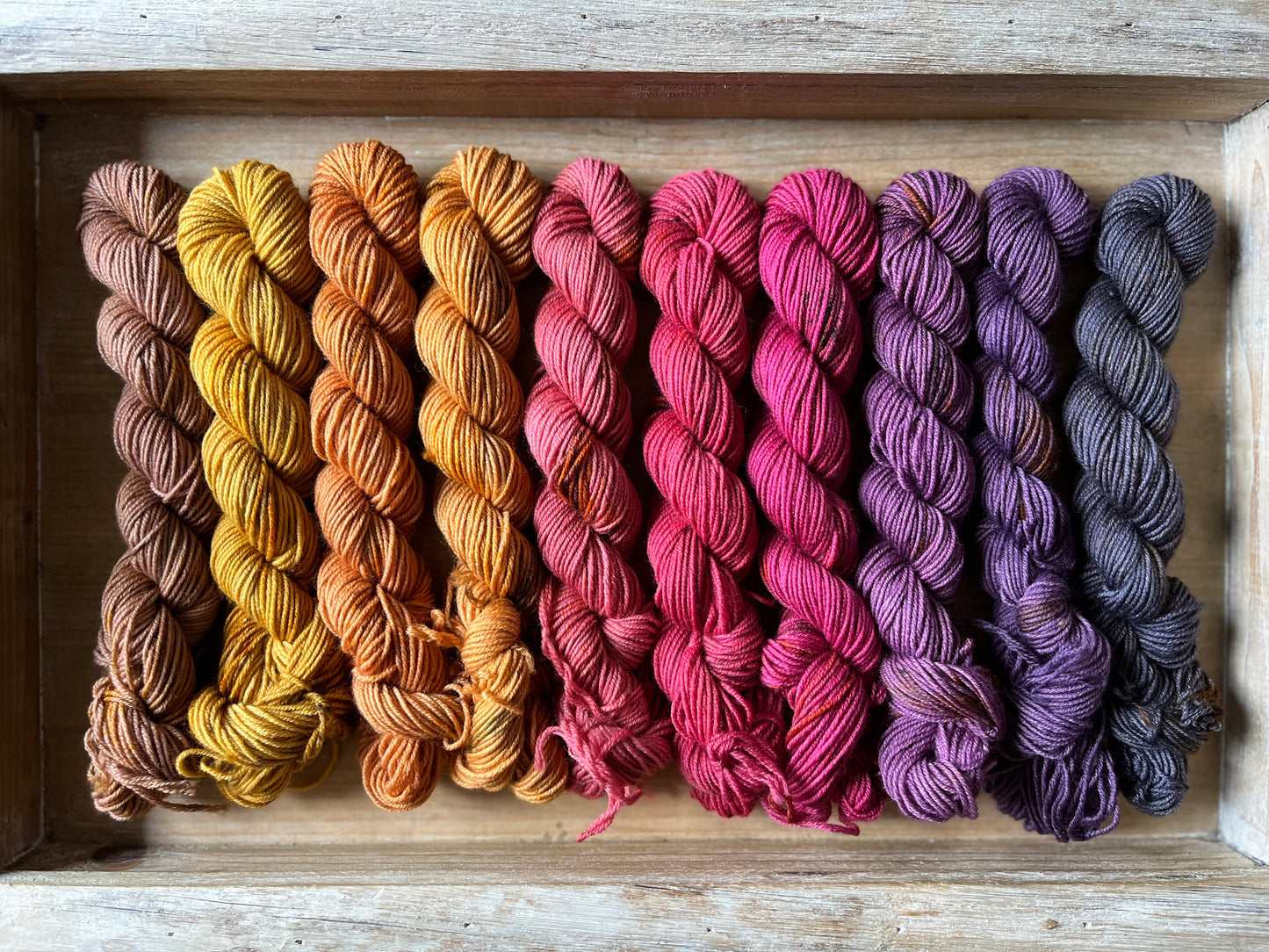 10 Skein Mini Yarn Fade - Squishy Sock Base