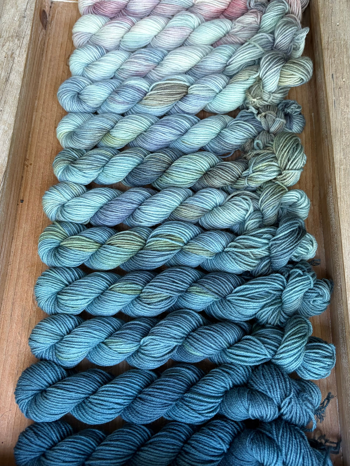 12 Skein Mini Yarn Fade - Squishy Sock Base
