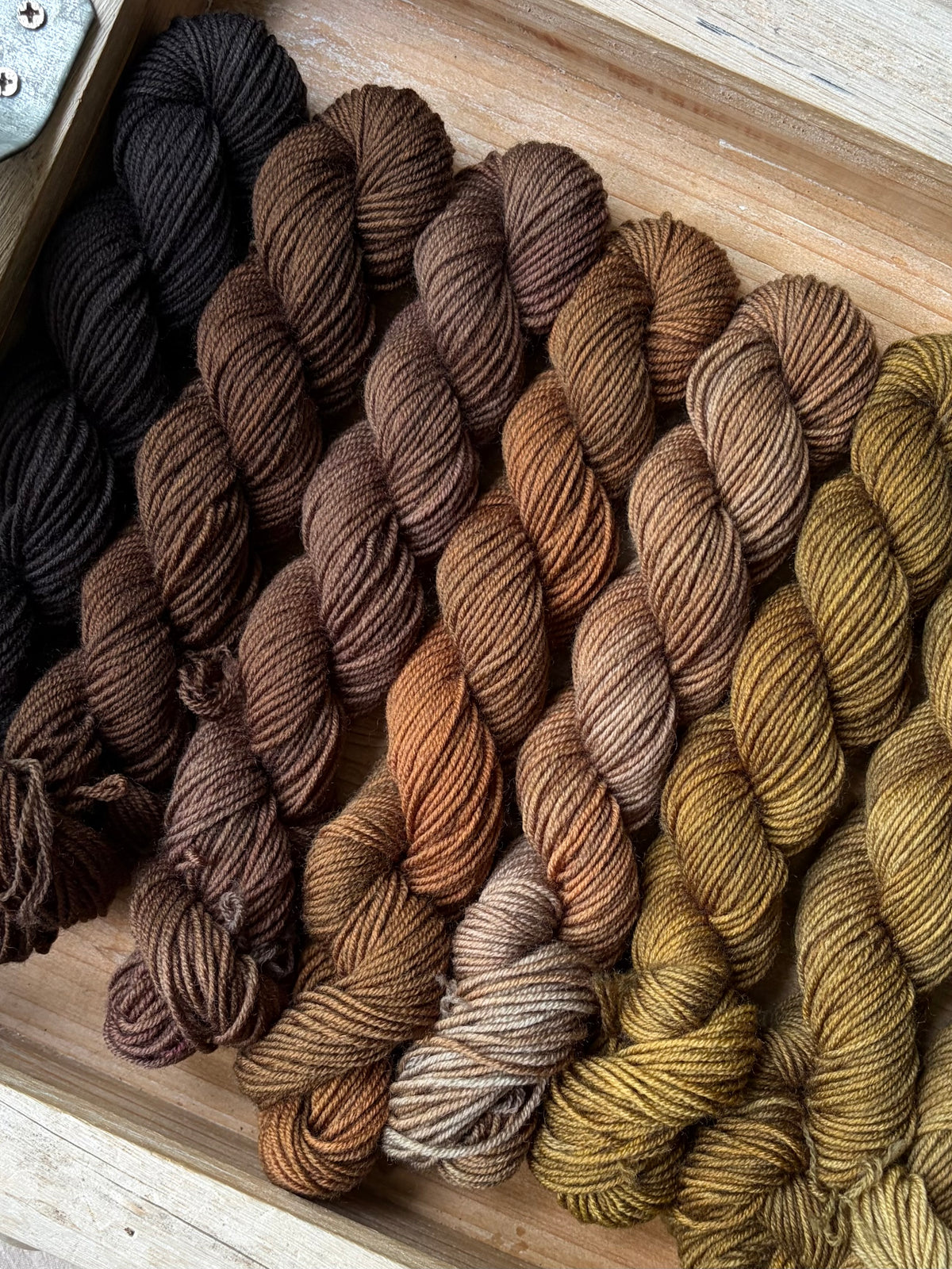 12 Skein Mini Yarn Fade - Squishy Sock Base