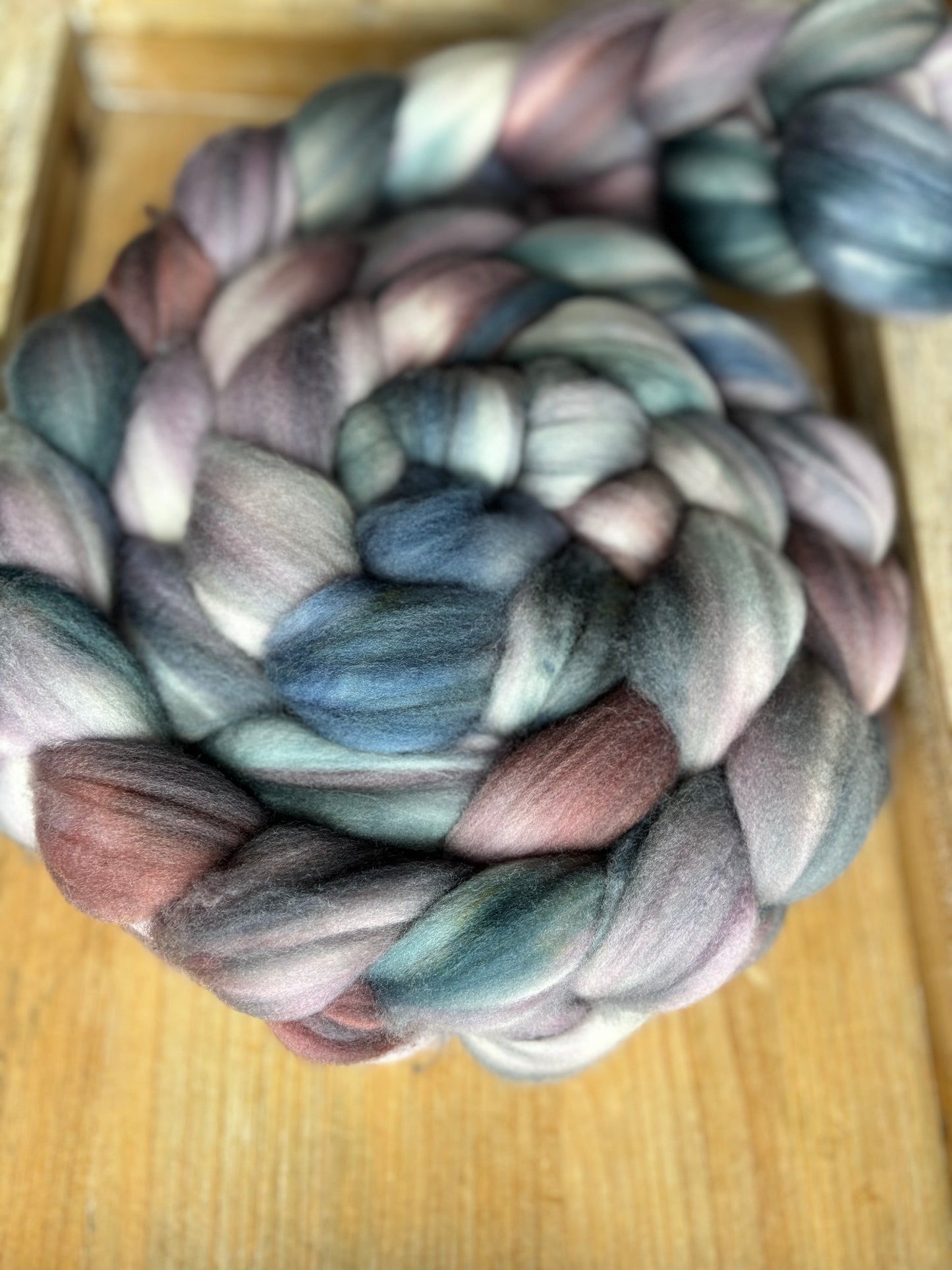 One of a Kind Batch - 100 grams of Spinning Fibre - Superwash Merino Wool 22 Micron - Hand Dyed Combed Top