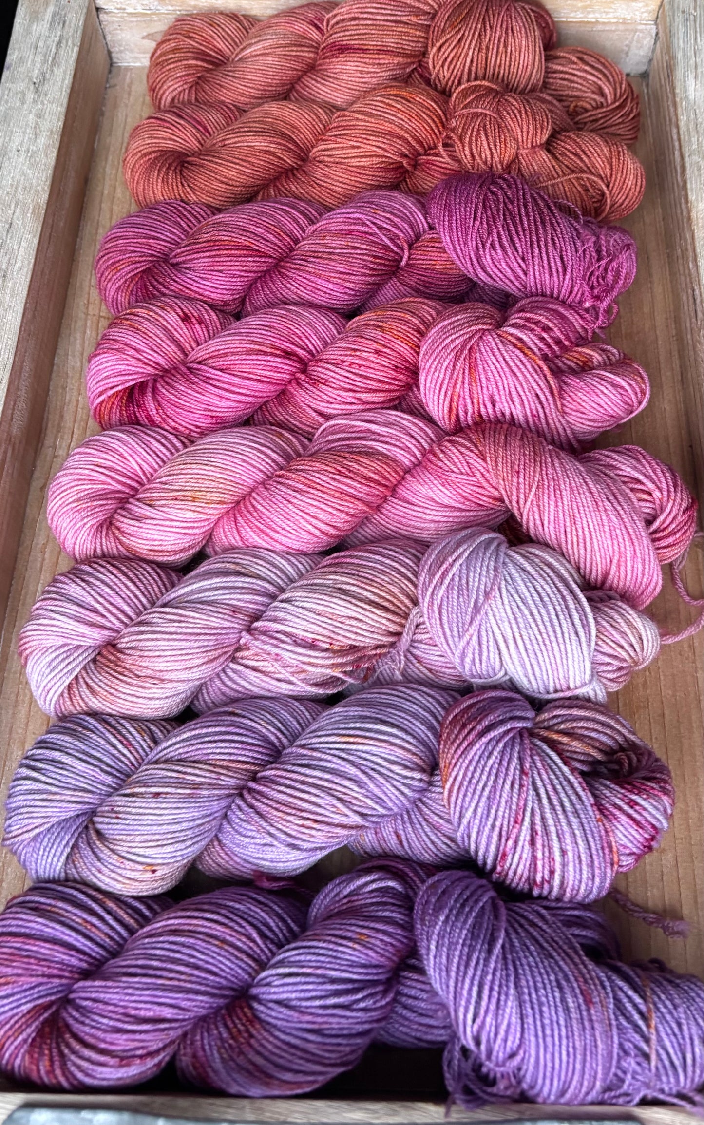 15 Skein Mini Yarn Fade - Squishy Sock Base