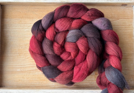Polwarth - 22 Micron - One of a Kind Batch - 100 grams of Spinning Fibre - Hand Dyed Combed Top