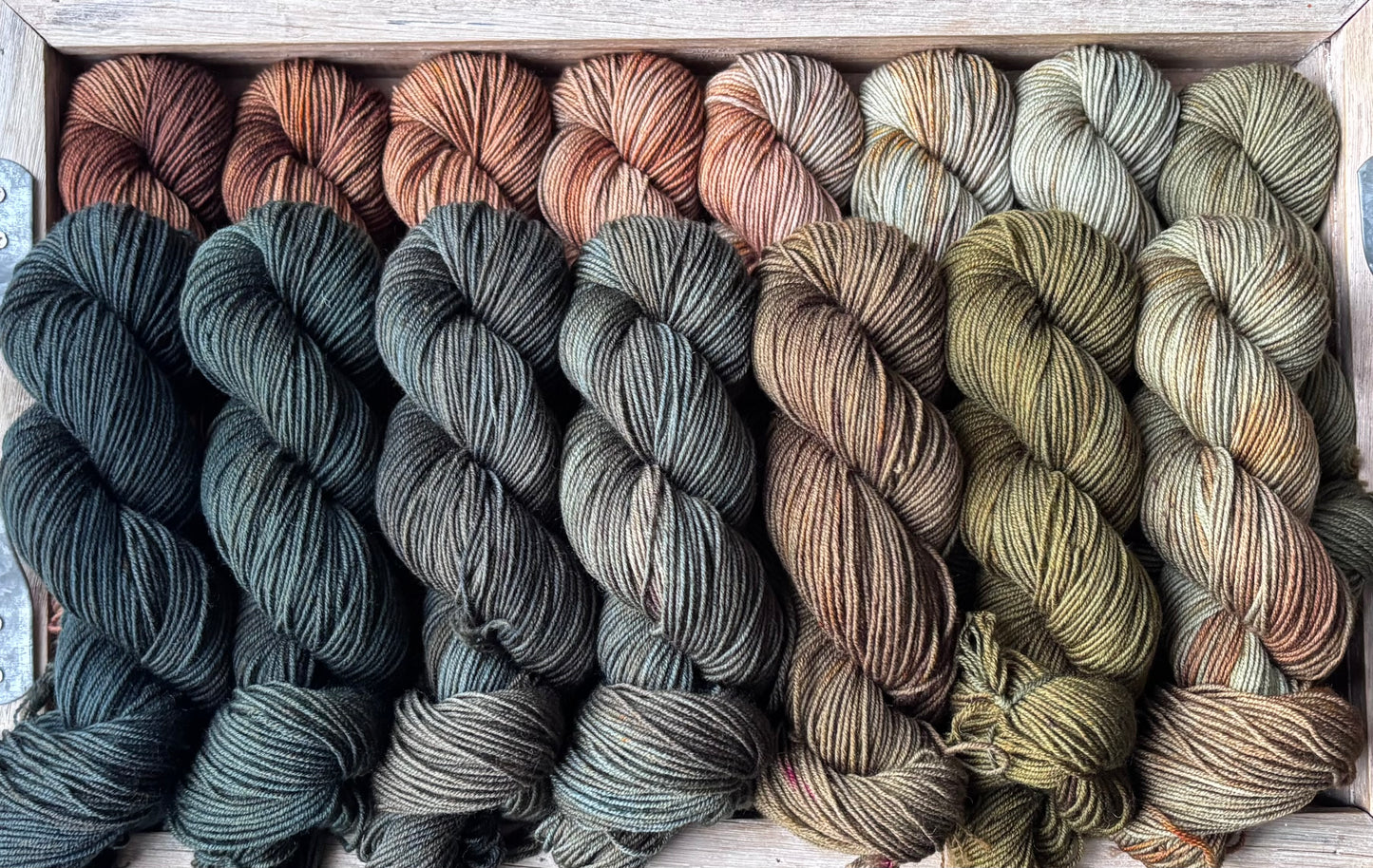 15 Skein Mini Yarn Fade - Squishy Sock Base