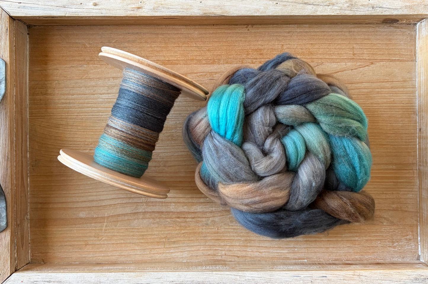 Hand Spun Yarn - 80% Superwash Merino/20% Nylon