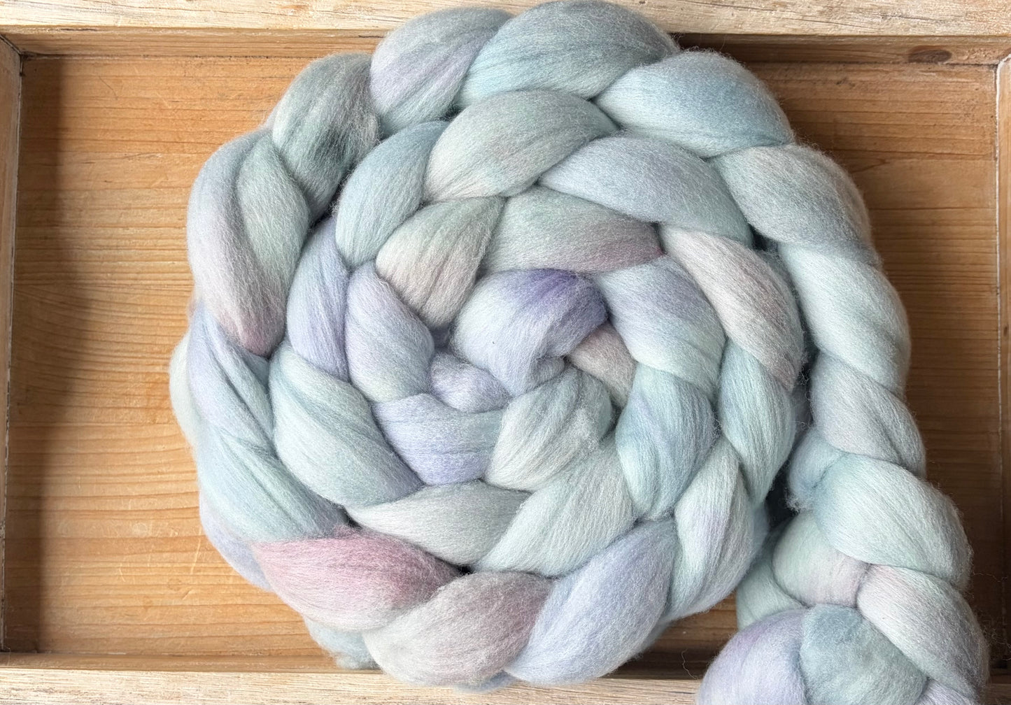 Untreated Merino Wool - 22 Micron - One of a Kind Batch - 100 grams of Spinning Fibre - Hand Dyed Combed Top
