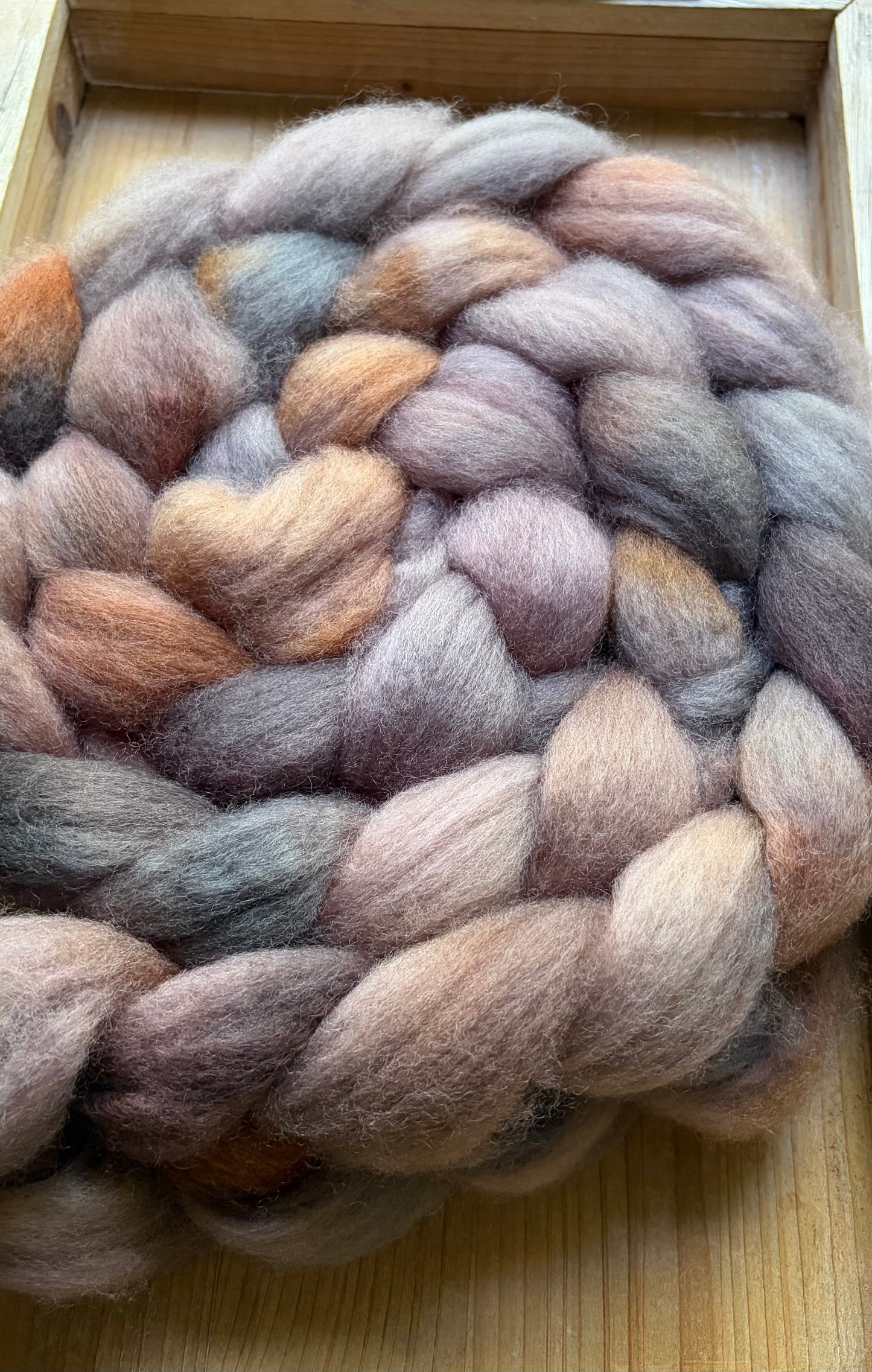 Bluefaced Leicester Wool - 26 Micron - One of a Kind Batch - 100 grams of Spinning Fibre - Hand Dyed Combed Top