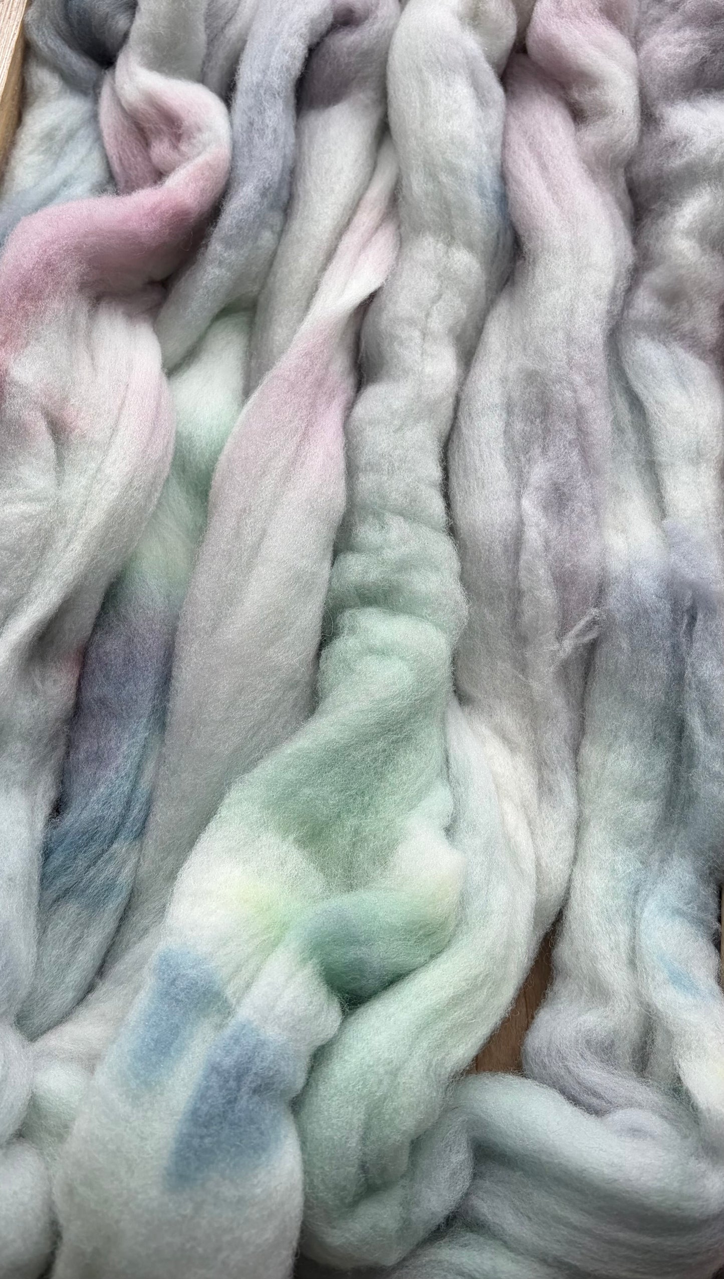 Targhee - 23 Micron - One of a Kind Batch - 100 grams of Spinning Fibre - Hand Dyed Combed Top