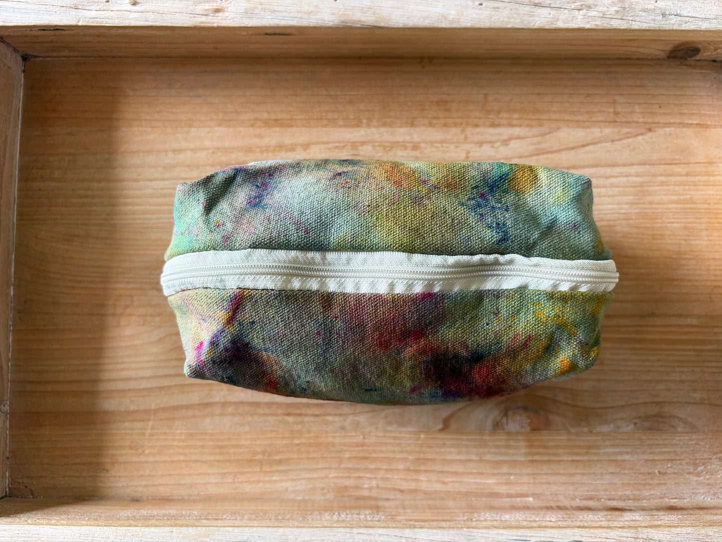 Ice Dyed Zipper Pouch