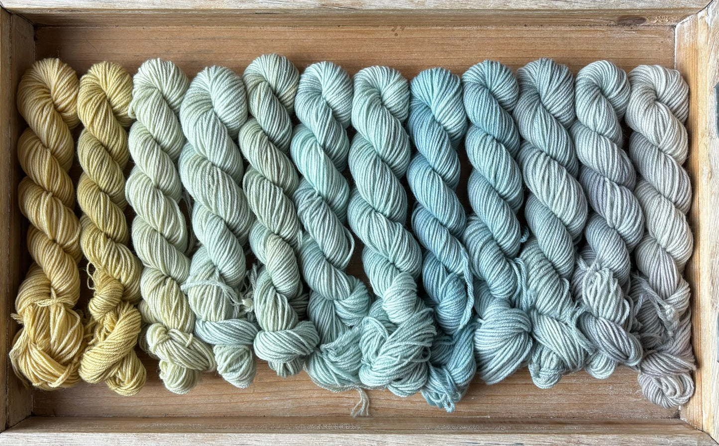 24 Skein Mini Yarn Fade - Squishy Sock Base