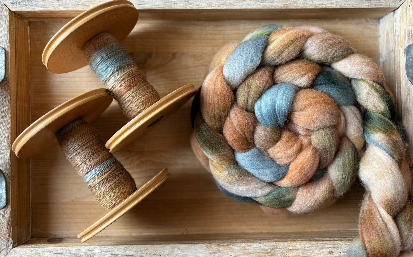 Hand Spun Yarn - 100% Untreated Merino Wool