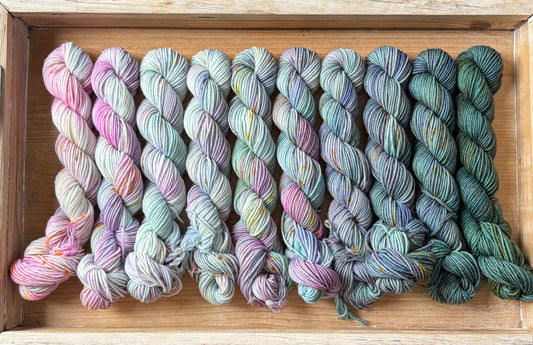 10 Skein Mini Yarn Fade - Squishy Sock Base