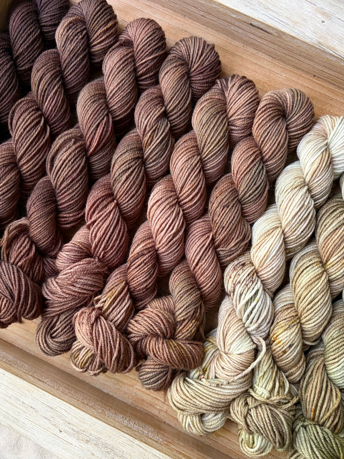12 Skein Mini Yarn Fade - Squishy Sock Base