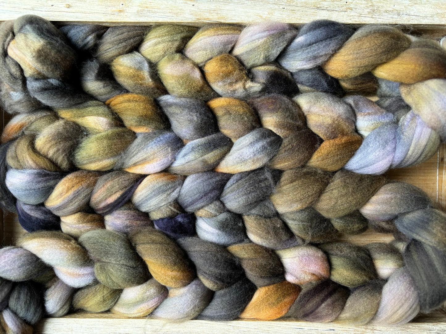 One of a Kind Batch - 100 grams of Spinning Fibre - Superwash Merino Wool 22 Micron - Hand Dyed Combed Top