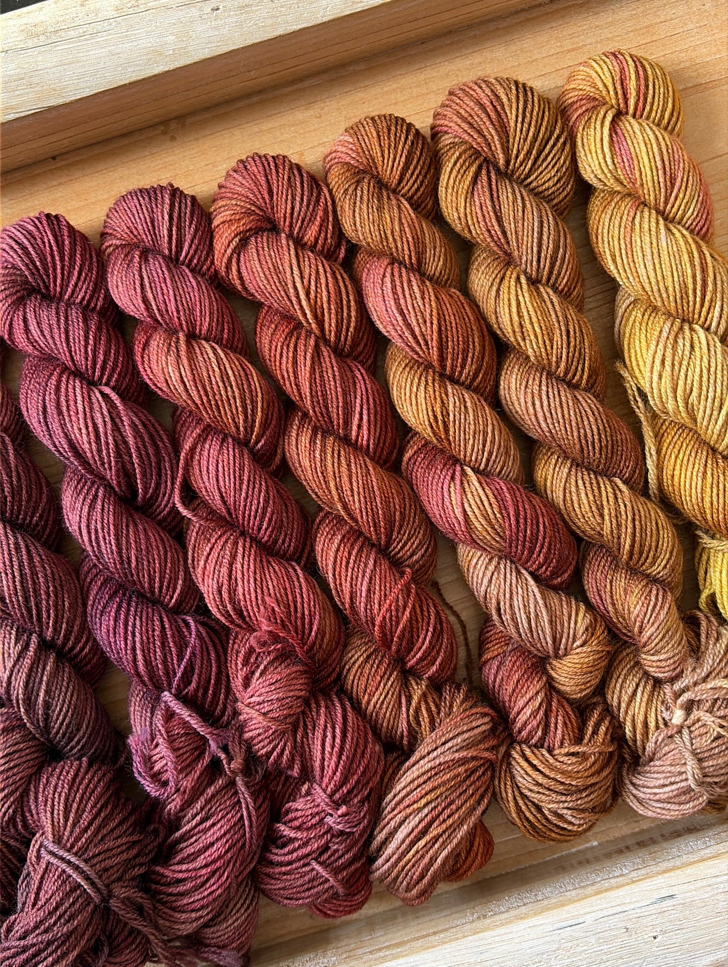 10 Skein Mini Yarn Fade - Squishy Sock Base