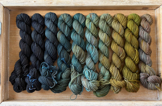 10 Skein Mini Yarn Fade - Squishy Sock Base