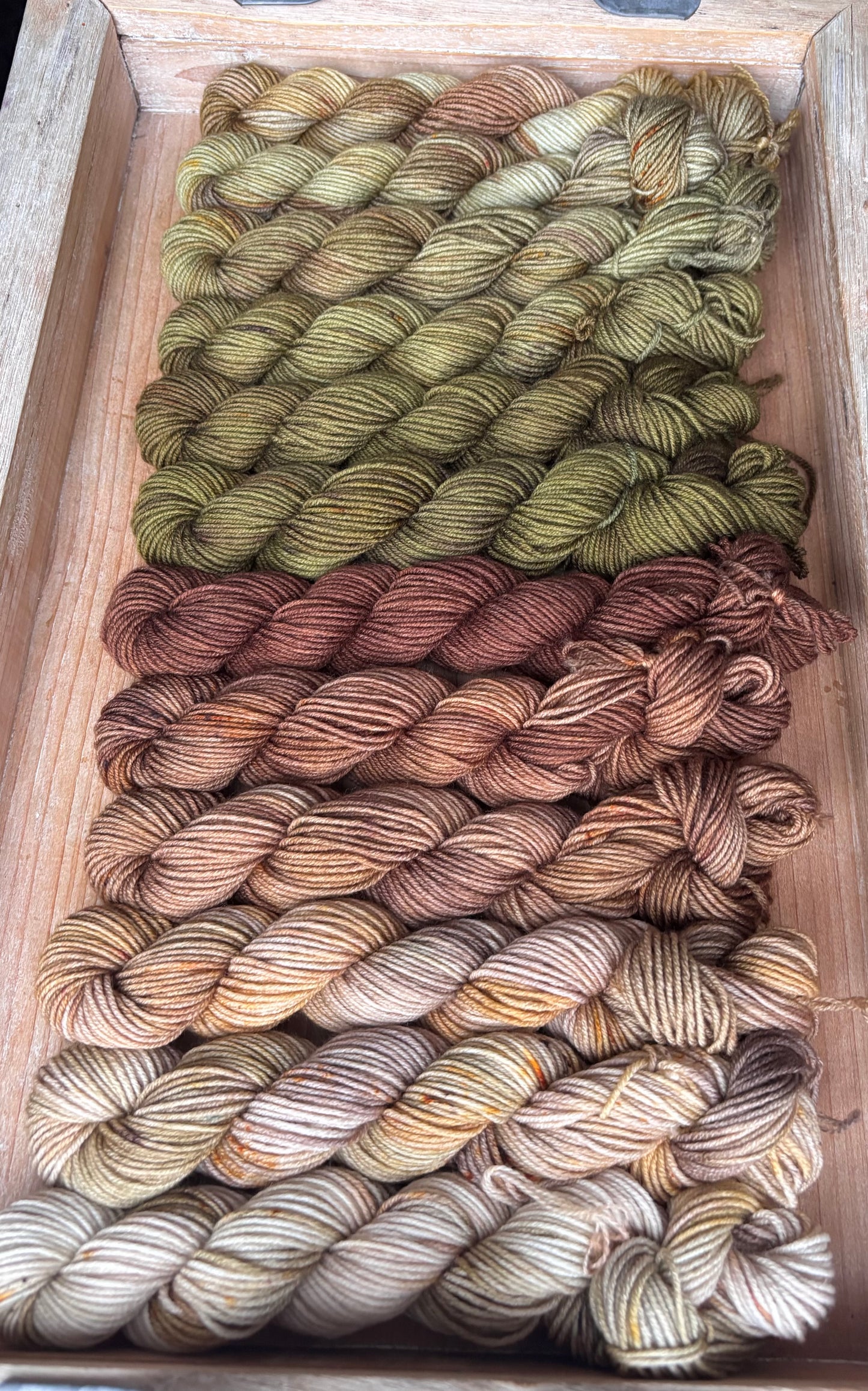 12 Skein Mini Yarn Fade - Squishy Sock Base