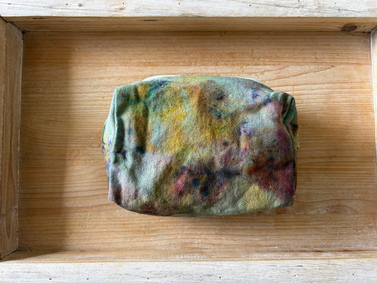 Ice Dyed Zipper Pouch