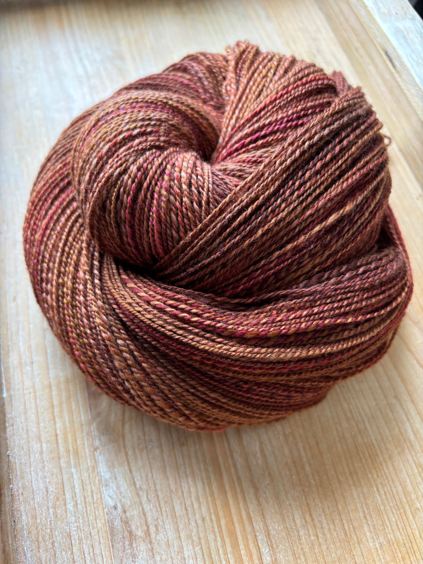 Hand Spun Yarn - 100% Untreated Merino Wool