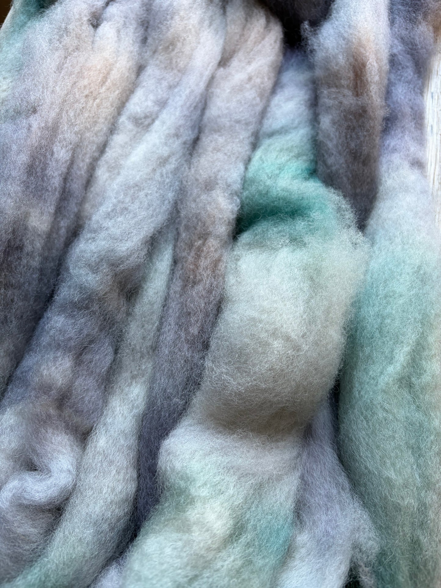 Bluefaced Leicester Wool - 26 Micron - One of a Kind Batch - 100 grams of Spinning Fibre - Hand Dyed Combed Top