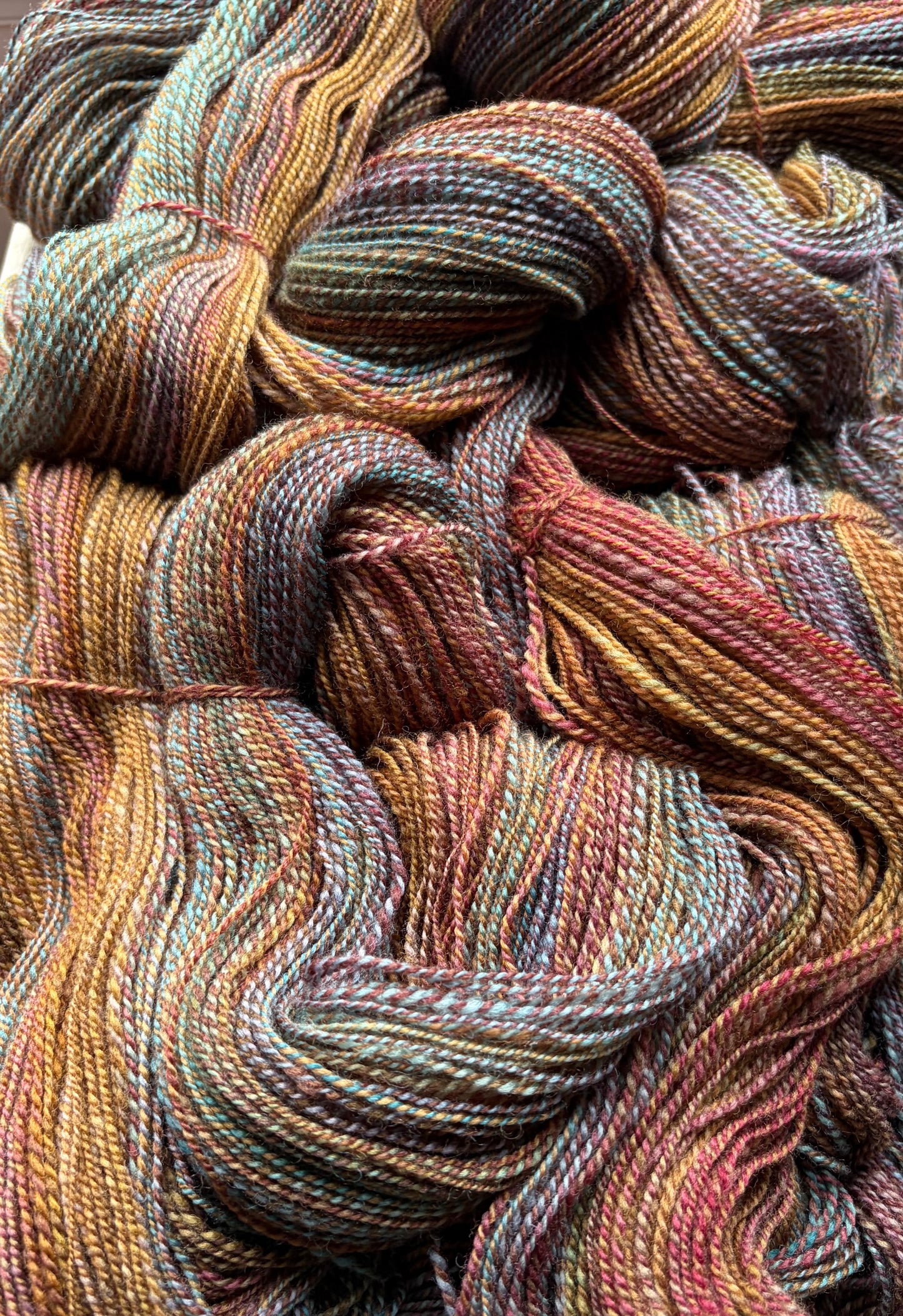 Hand Spun Yarn - 100% Polwarth - Sweater Quantity
