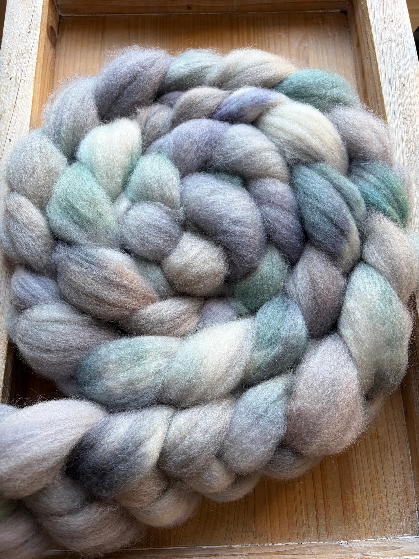 Bluefaced Leicester Wool - 26 Micron - One of a Kind Batch - 100 grams of Spinning Fibre - Hand Dyed Combed Top