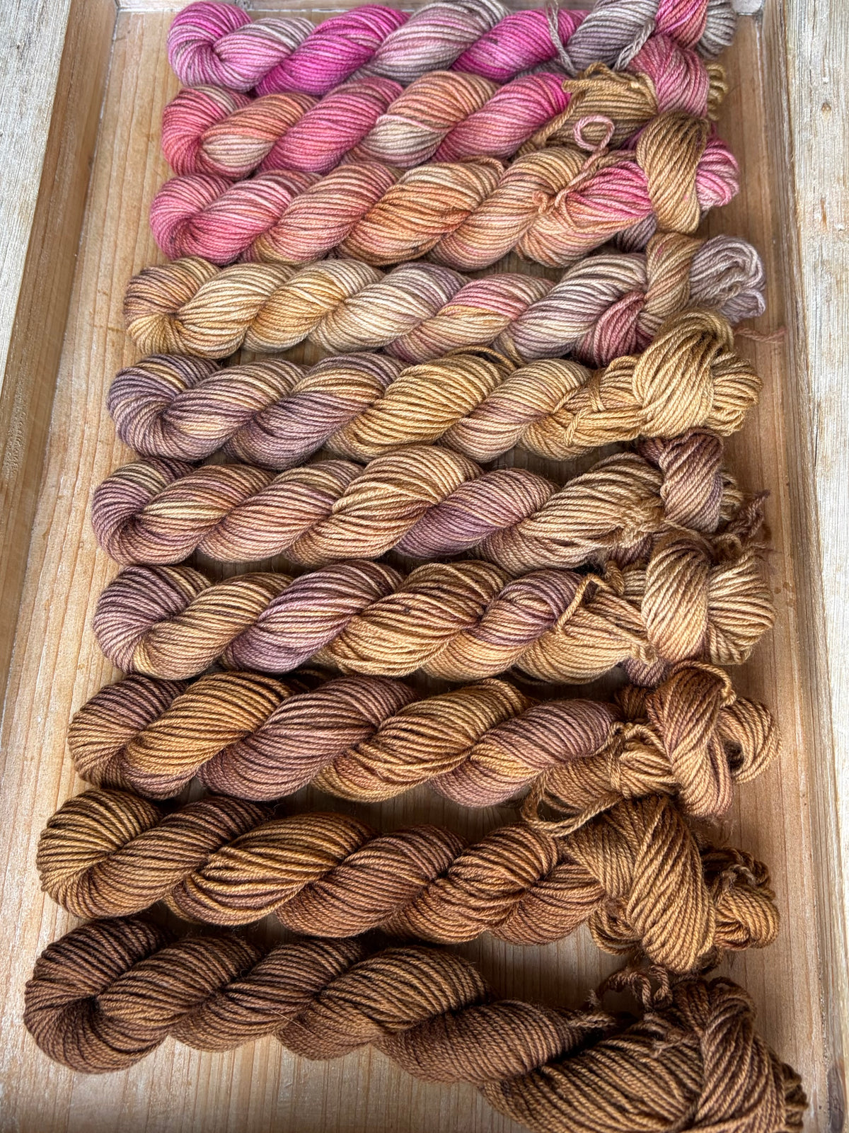 10 Skein Mini Yarn Fade - Squishy Sock Base