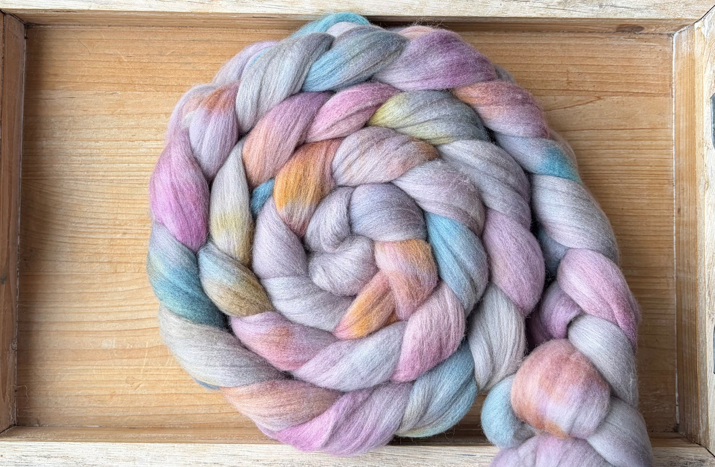 Targhee - 23 Micron - One of a Kind Batch - 100 grams of Spinning Fibre - Hand Dyed Combed Top