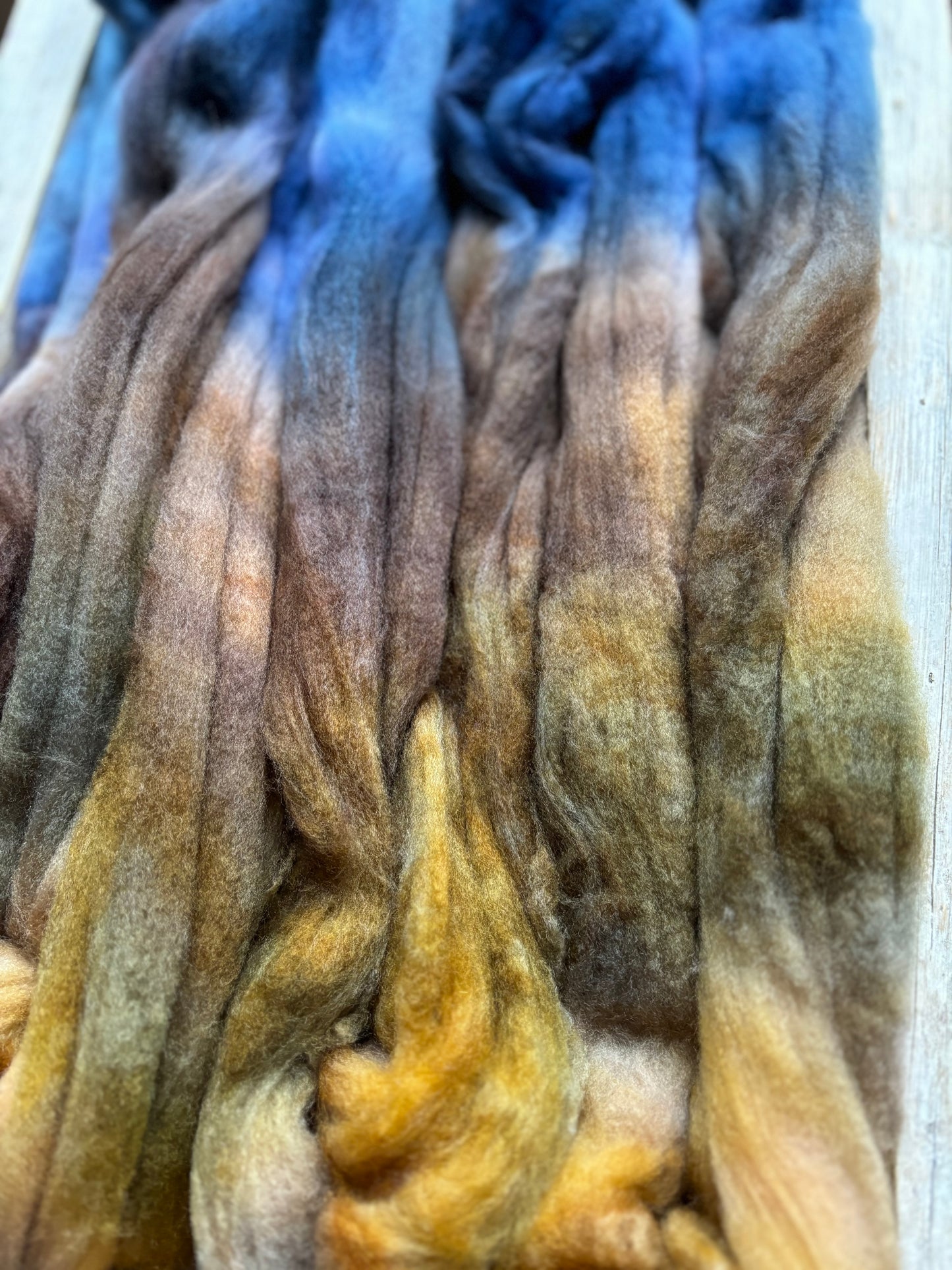 Sunflower Fields - 100 grams of Spinning Fibre