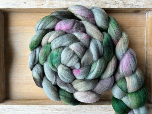 One of a Kind Batch - 100 grams of Spinning Fibre - Untreated Merino Wool 22 Micron - Hand Dyed Combed Top