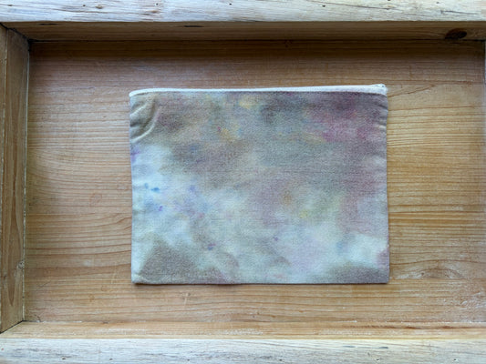 Ice Dyed Zipper Pouch