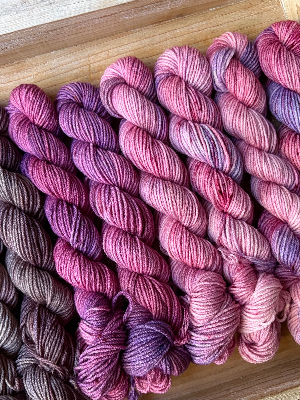 24 Skein Mini Yarn Fade - Squishy Sock Base