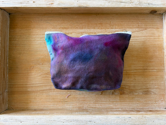 Ice Dyed Zipper Pouch