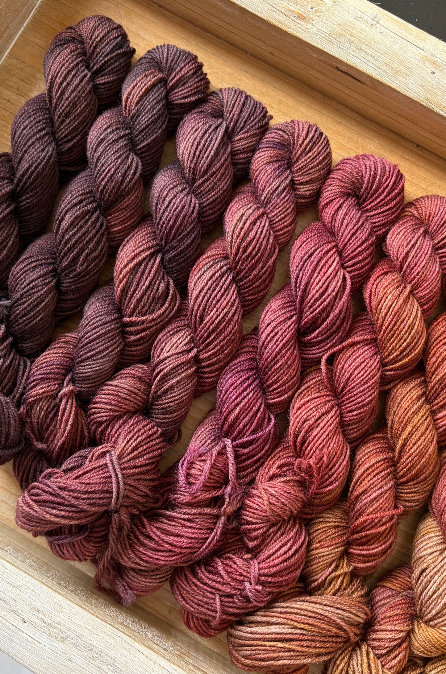 10 Skein Mini Yarn Fade - Squishy Sock Base