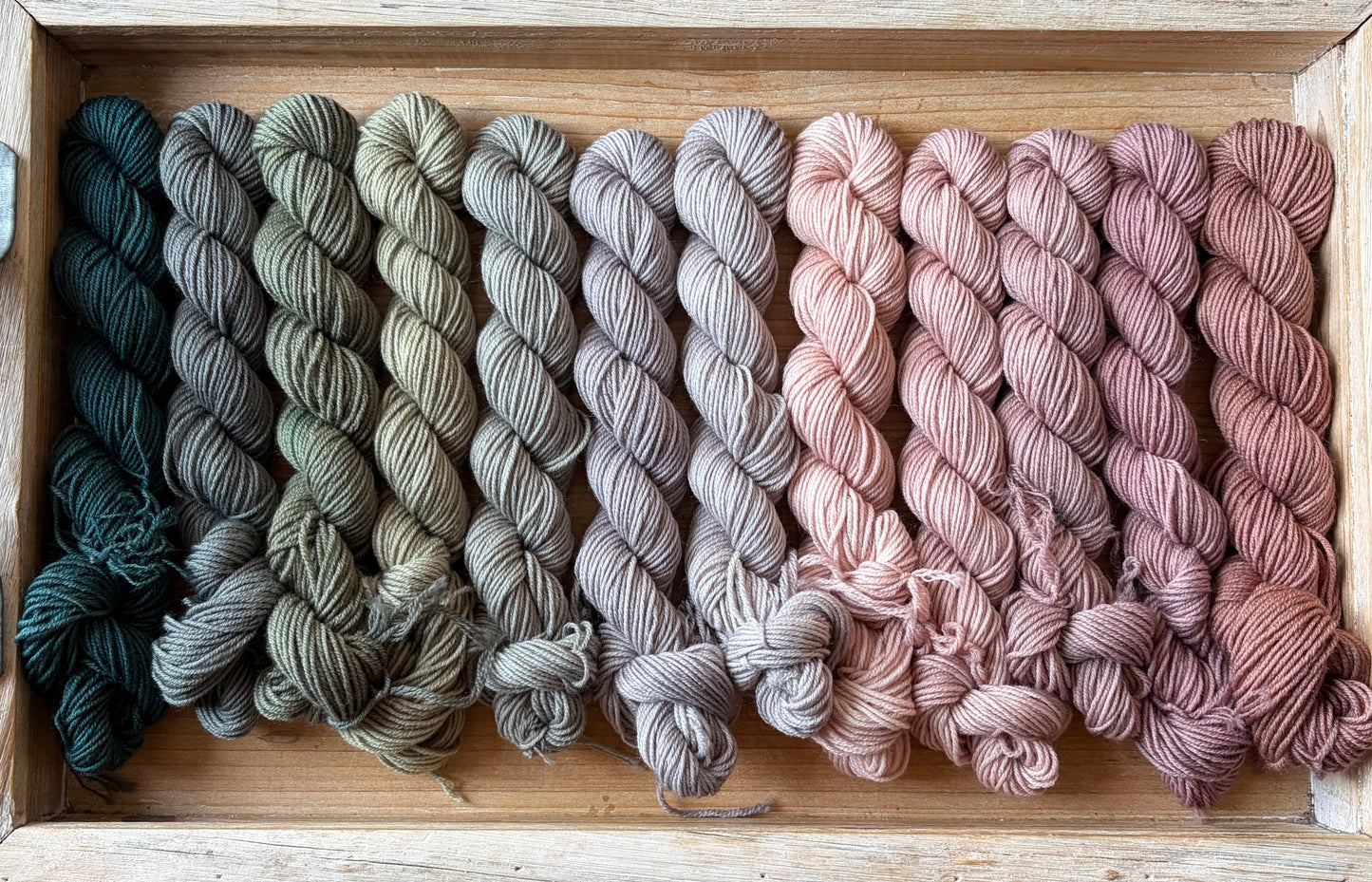 12 Skein Mini Yarn Fade - Squishy Sock Base