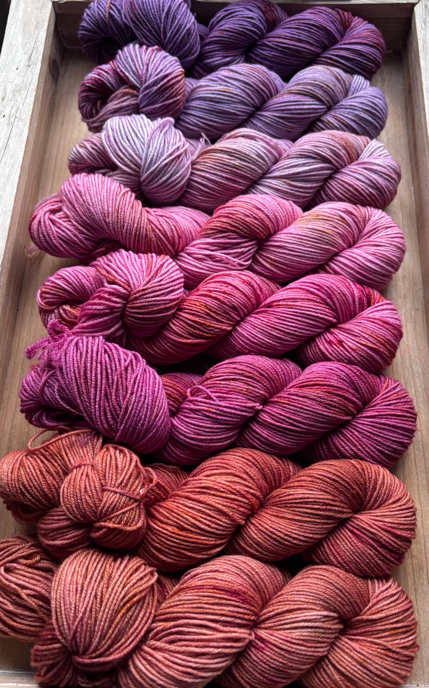 15 Skein Mini Yarn Fade - Squishy Sock Base