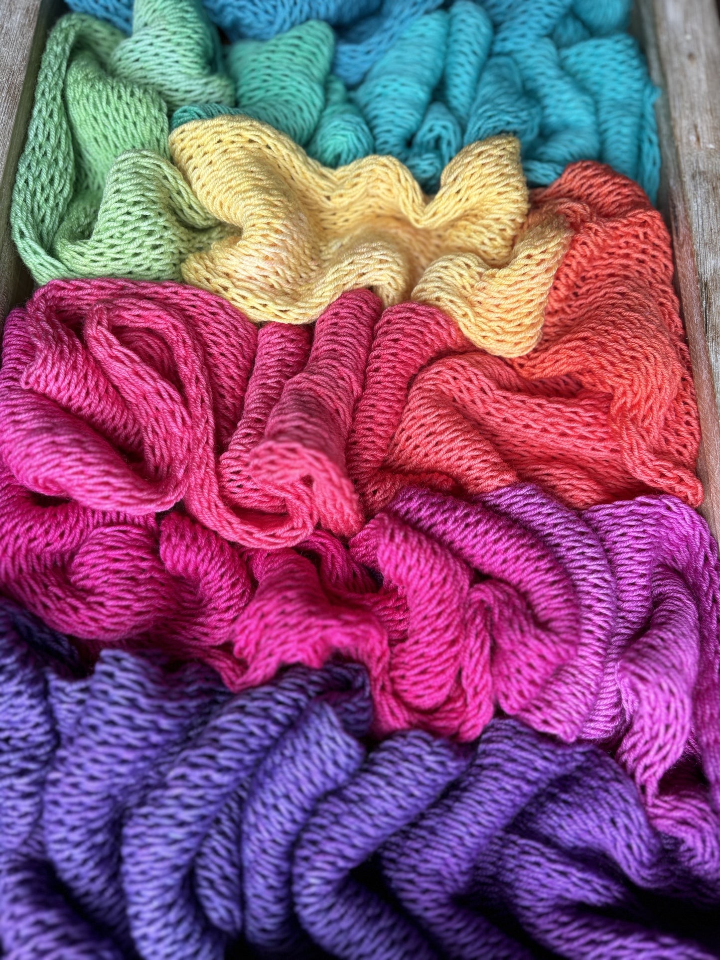Hand Dyed Yarn Gradient