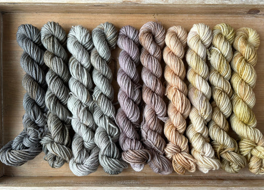 10 Skein Mini Yarn Fade - Base DK cachée